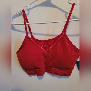 NWT Red Glitter Women's Bralette